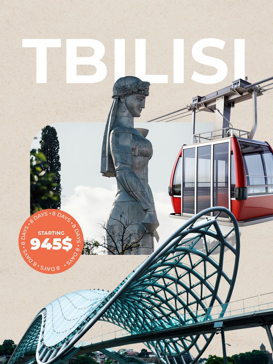 Tbilisi, Georgia travel package, 8 days, starting from $945